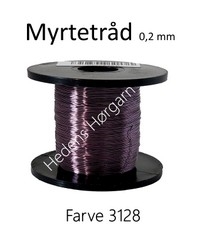 Myrtetråd 0,2 mm farve 3128 grå